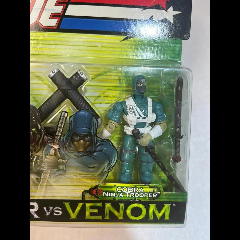 Gi Joe Valor Vs Venom Night Creeper‎ & Cobra Ninja Trooper Action Figure 2-Pack